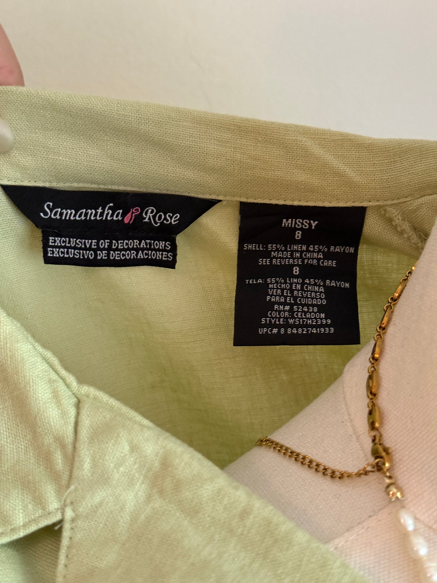 Vintage Samantha & Rose top