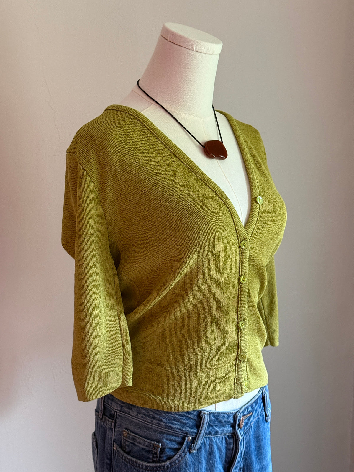 Vintage button up top
