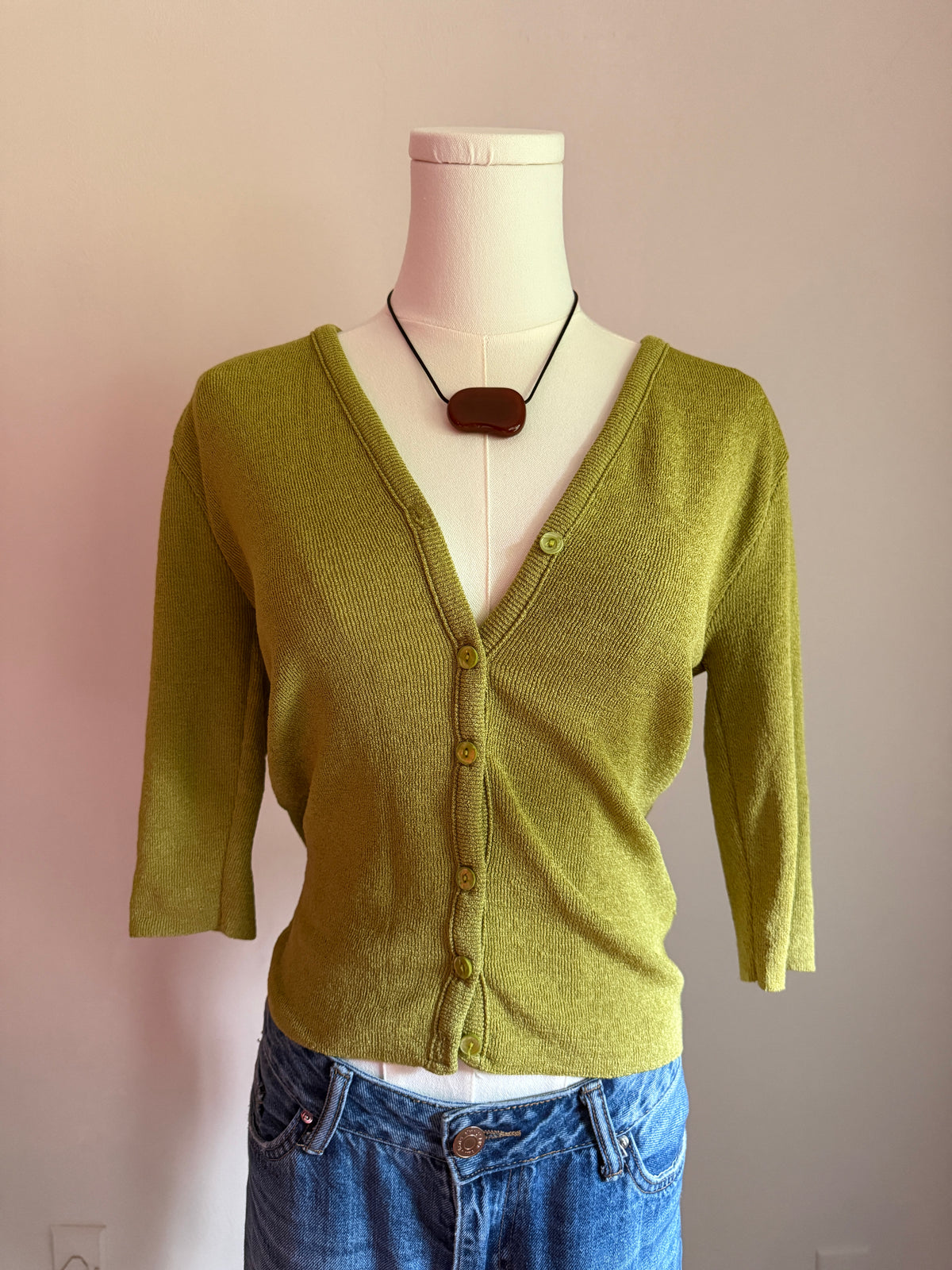 Vintage button up top