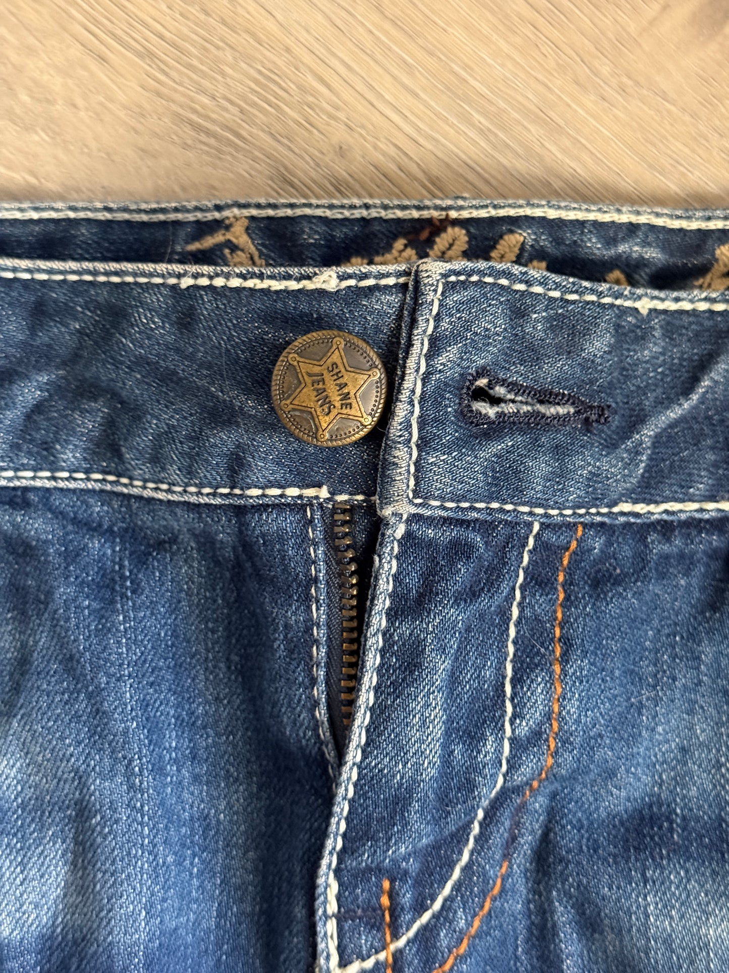 Vintage Shane jeans skirt