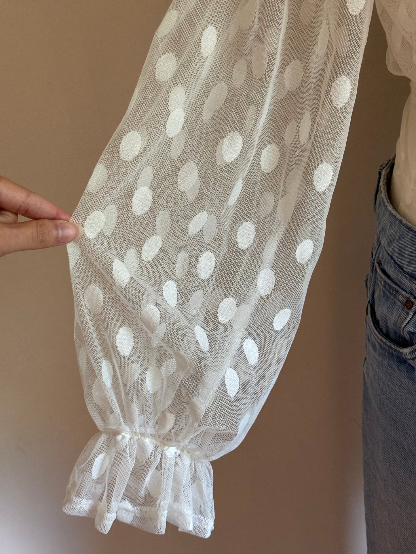 Ember polka dot long sleeve