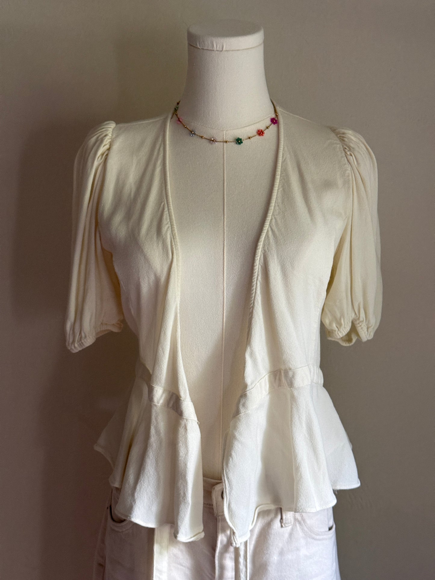 Sunday best wrap around top