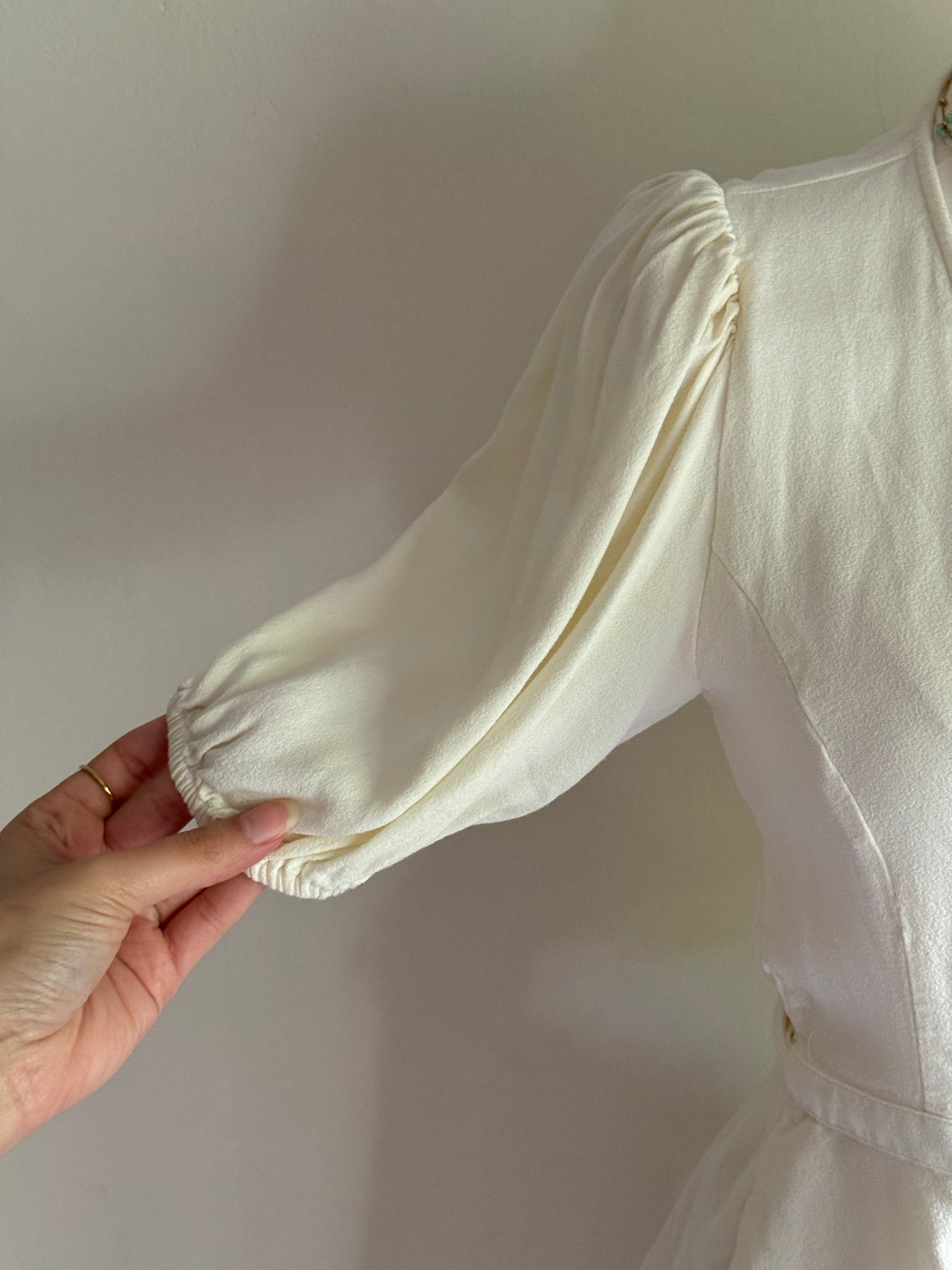 Sunday best wrap around top