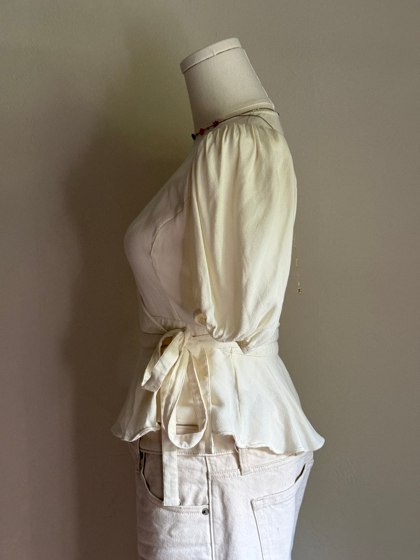 Sunday best wrap around top