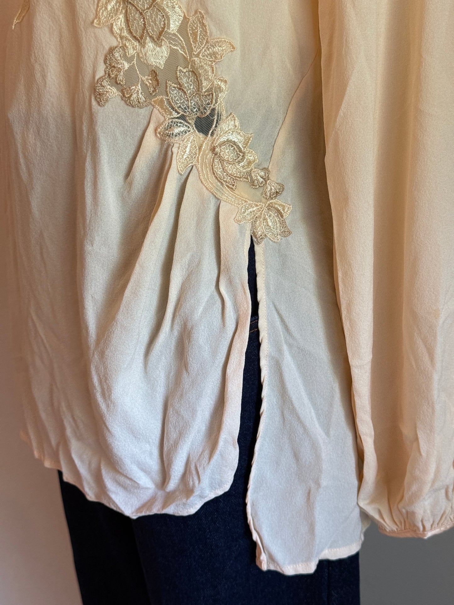 Silk La Perla top