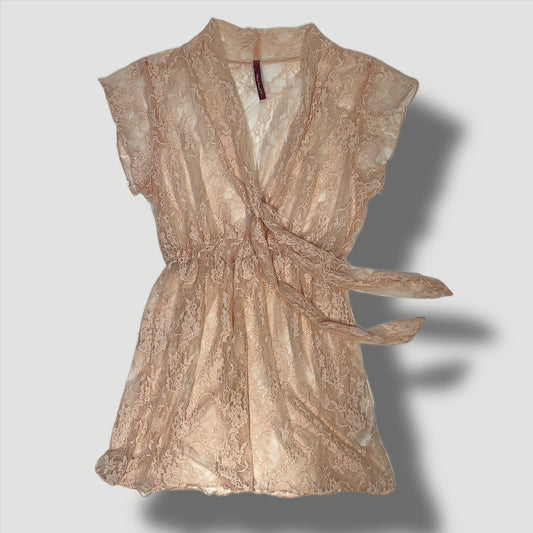 Y2K vintage lace top