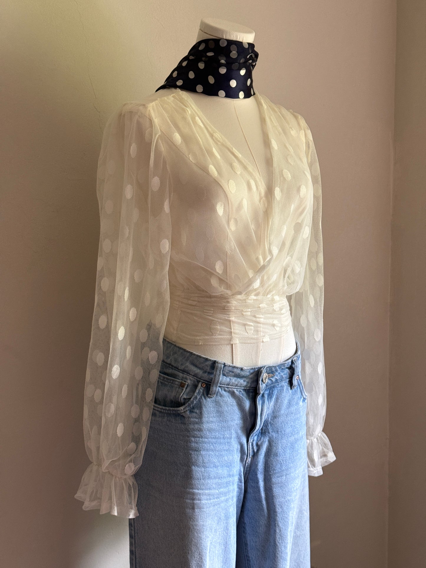 Ember polka dot long sleeve
