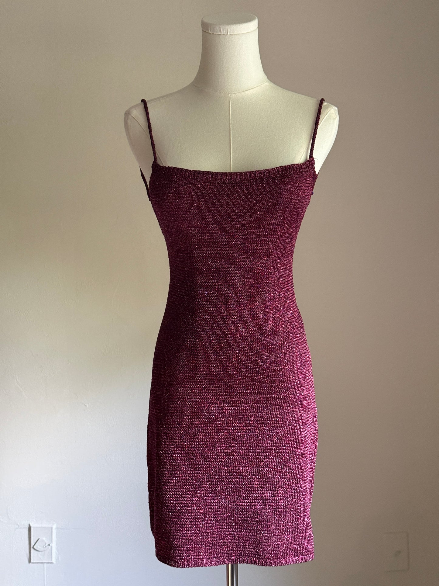 MNGO backless mini dress