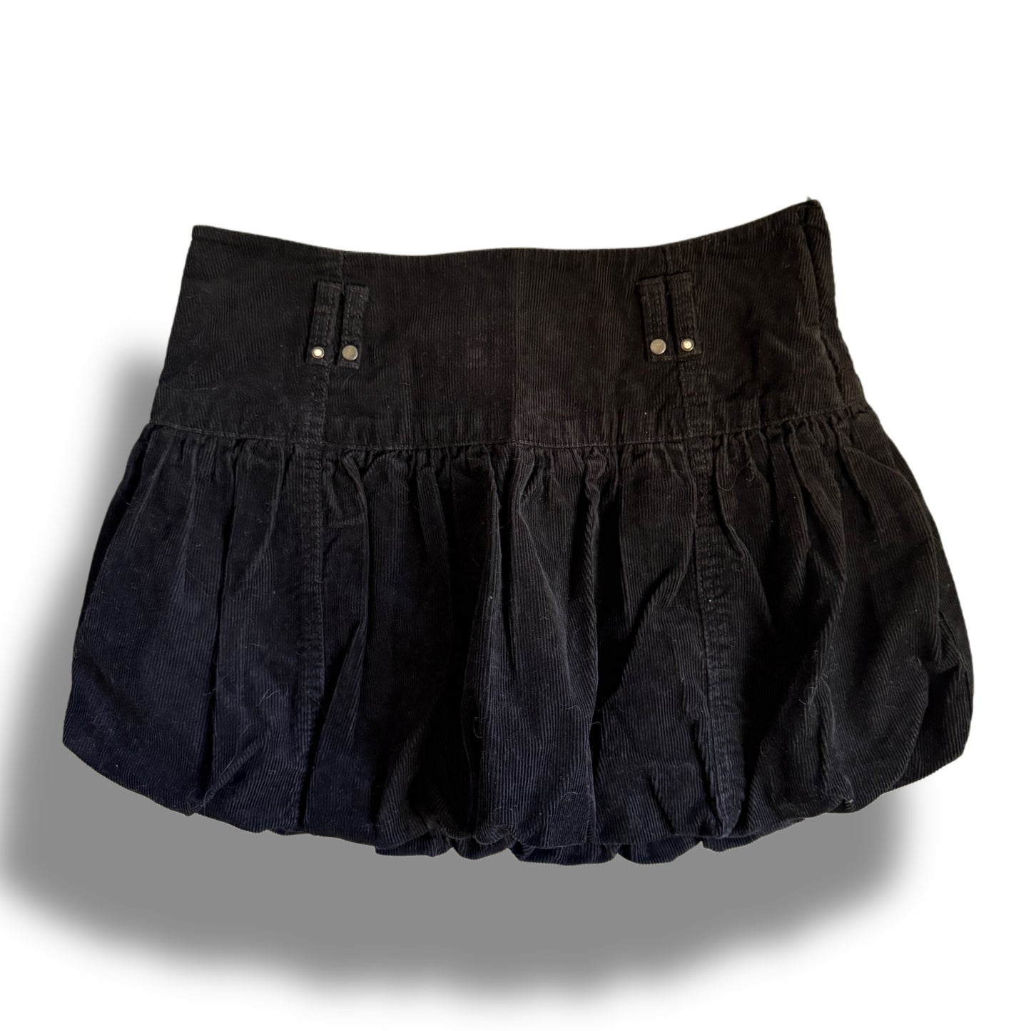 Corduroy bubble skirt
