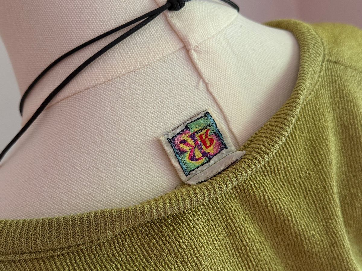 Vintage button up top