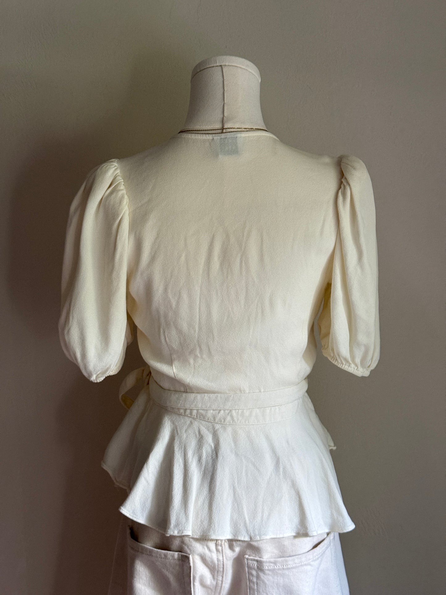 Sunday best wrap around top