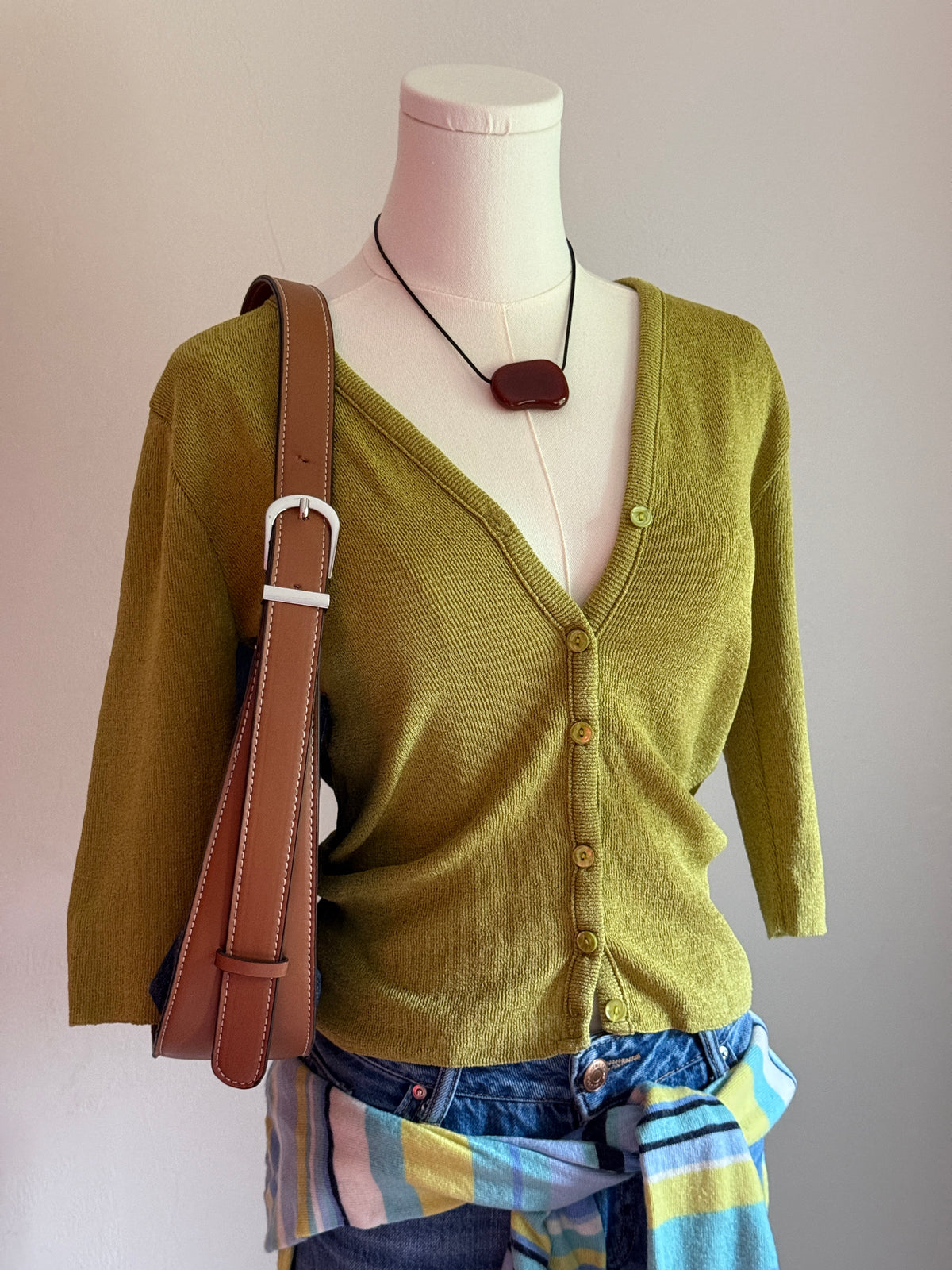 Vintage button up top