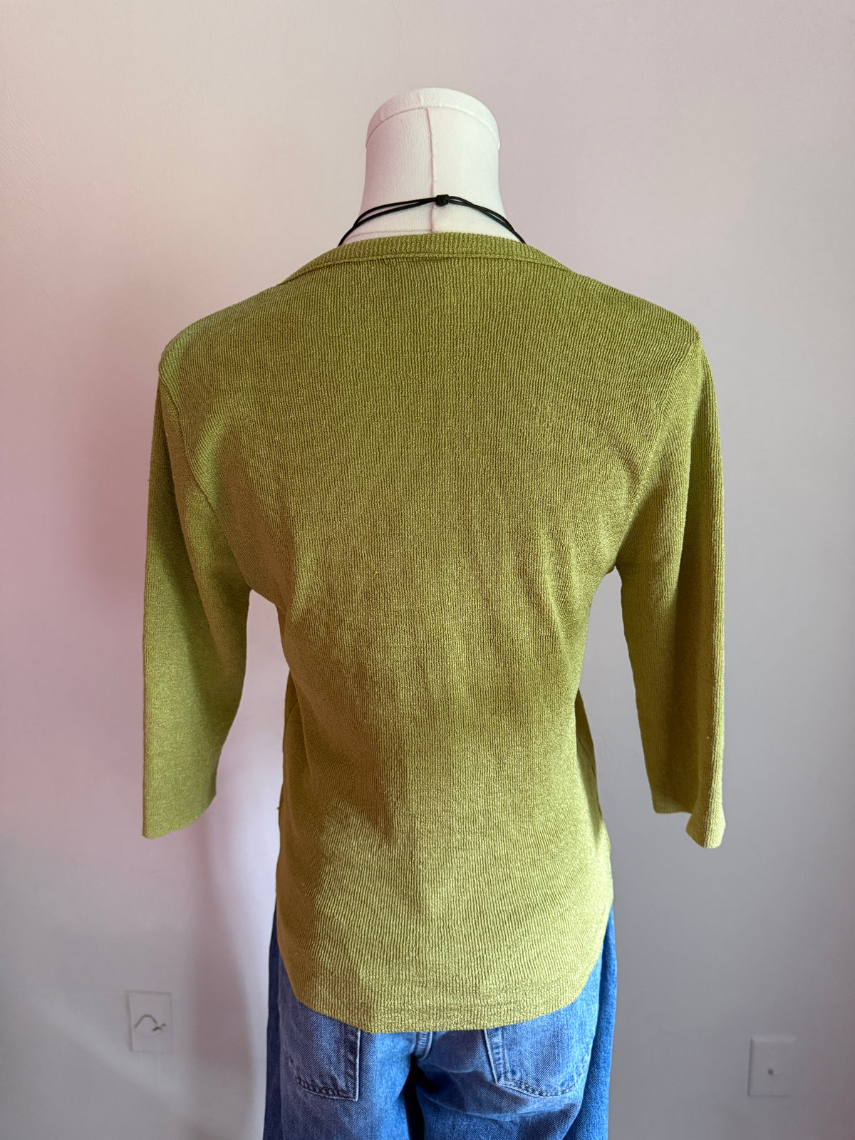 Vintage button up top