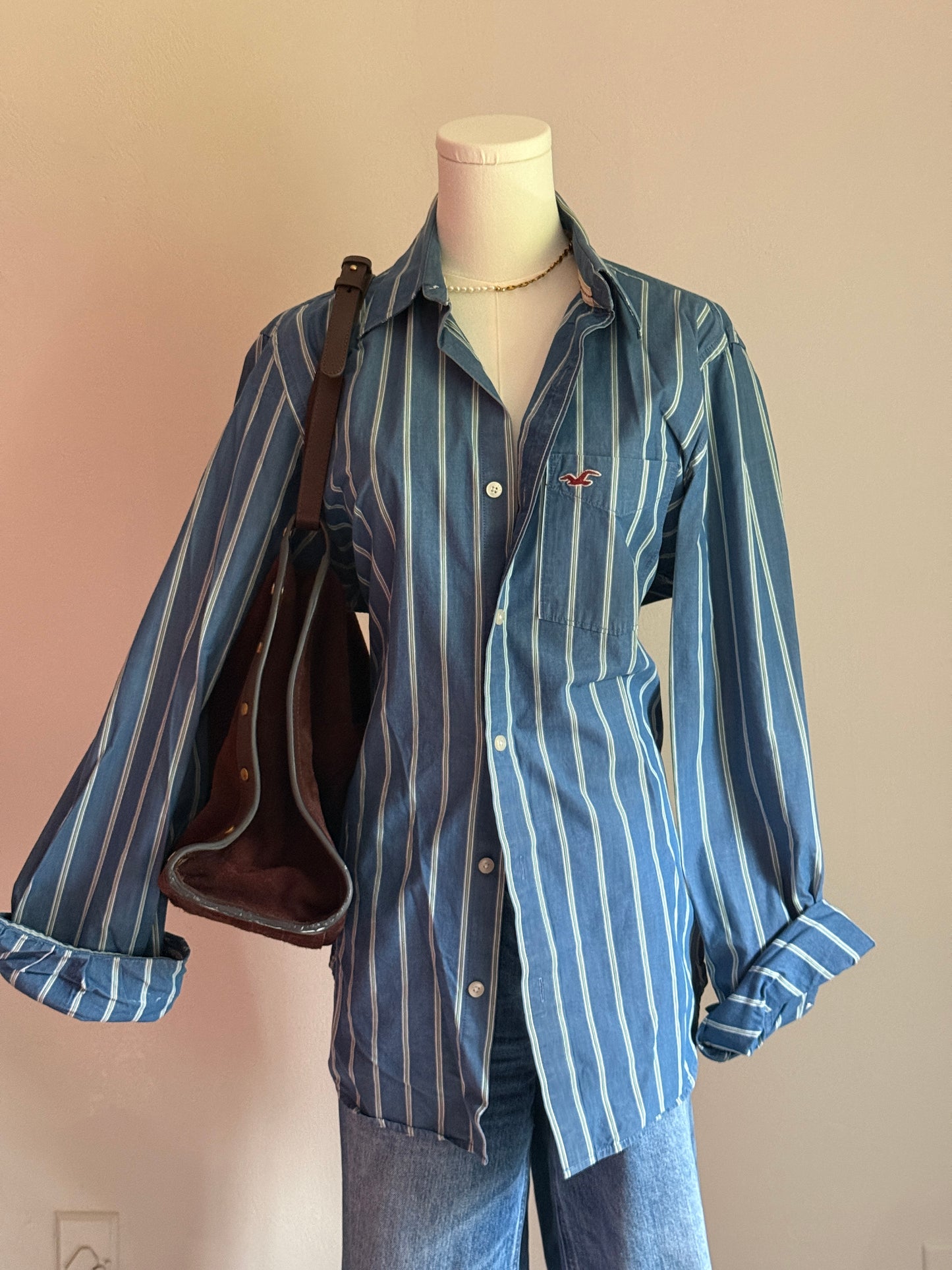 100% cotton Hollister dress shirt
