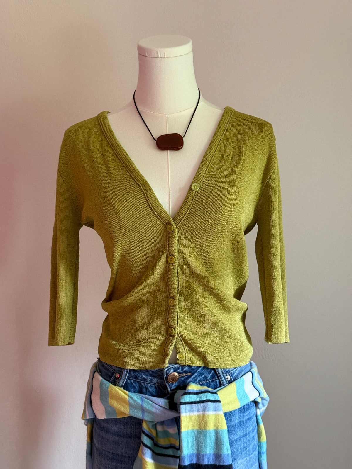 Vintage button up top