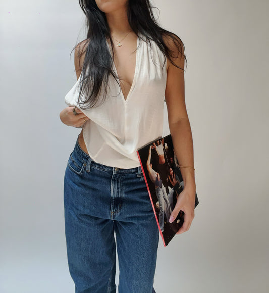 Banana Republic white top