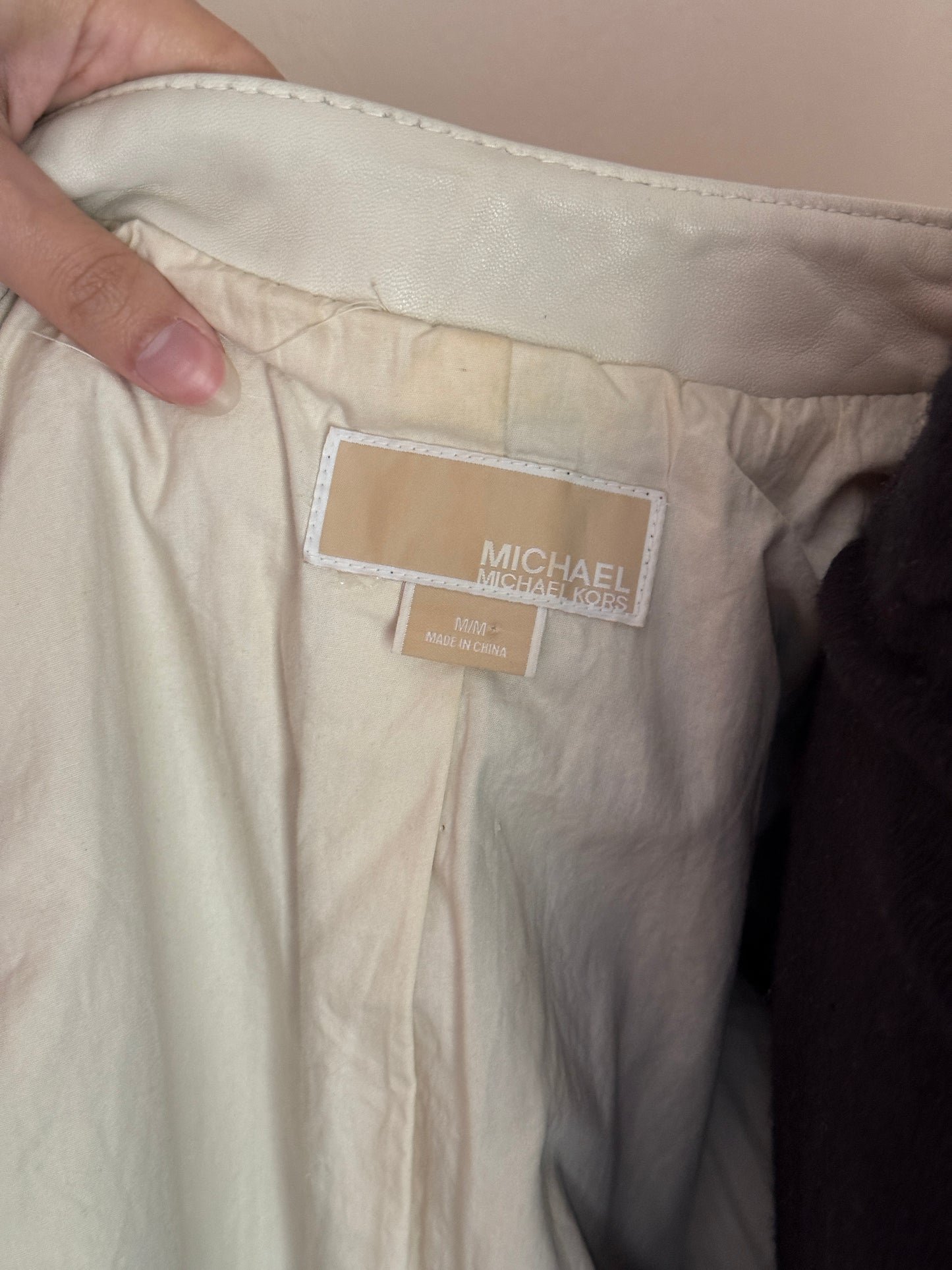 Michael Kors leather jacket