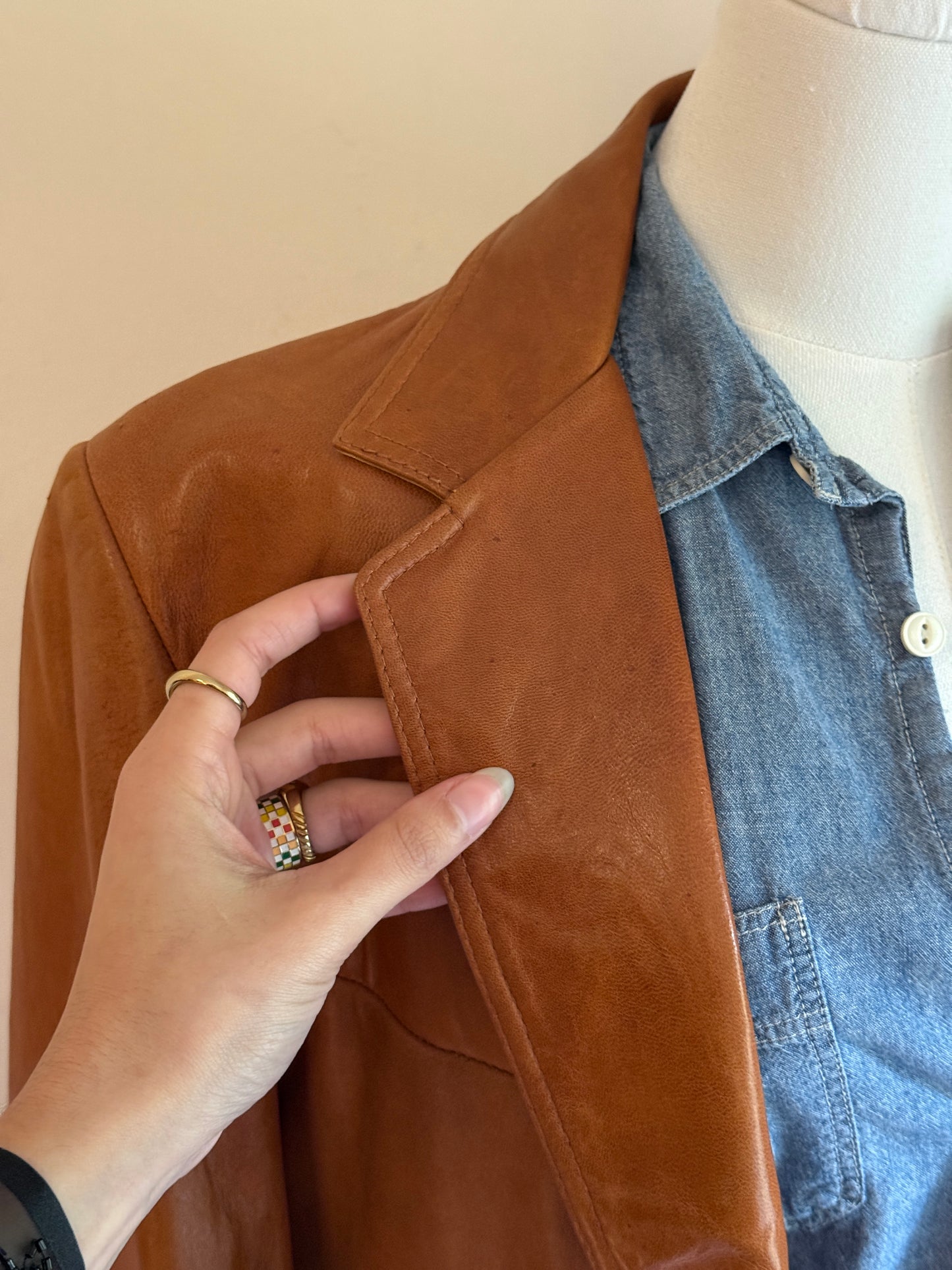 London Fog leather jacket