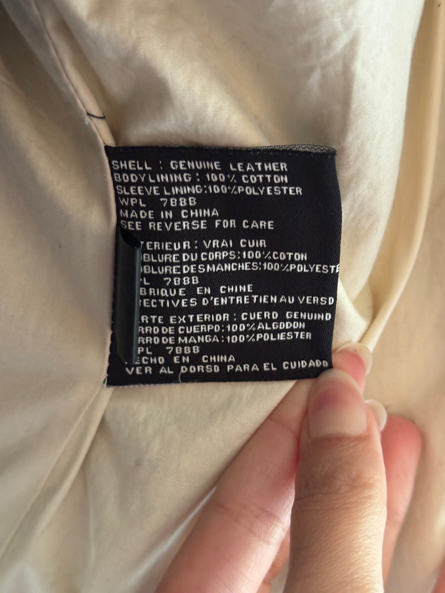 Michael Kors leather jacket