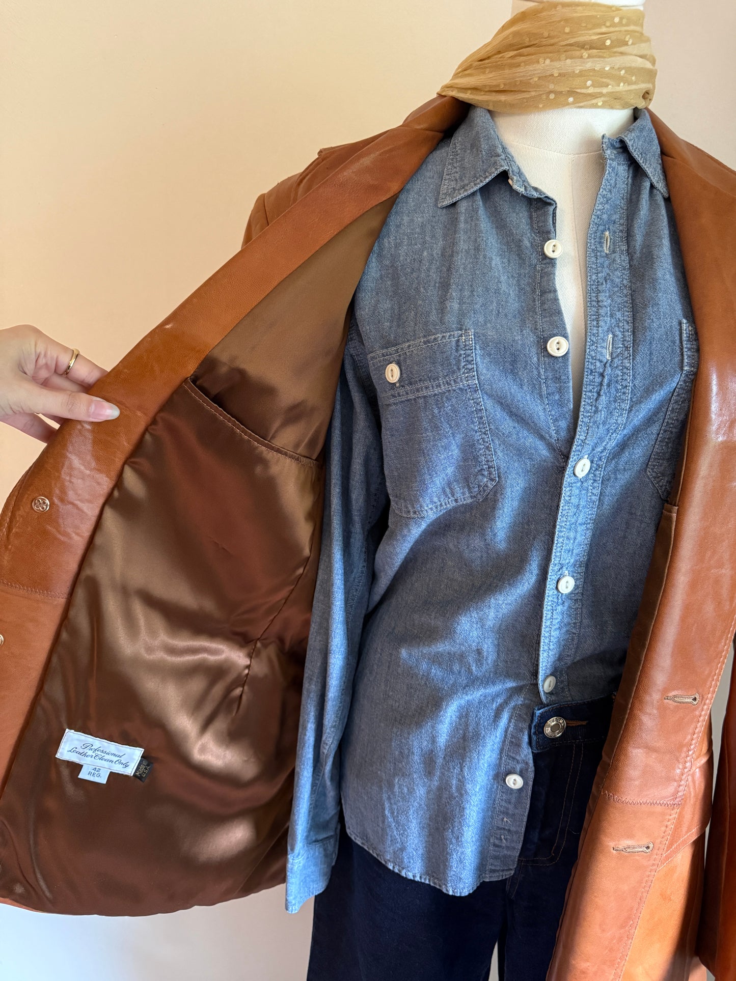 London Fog leather jacket